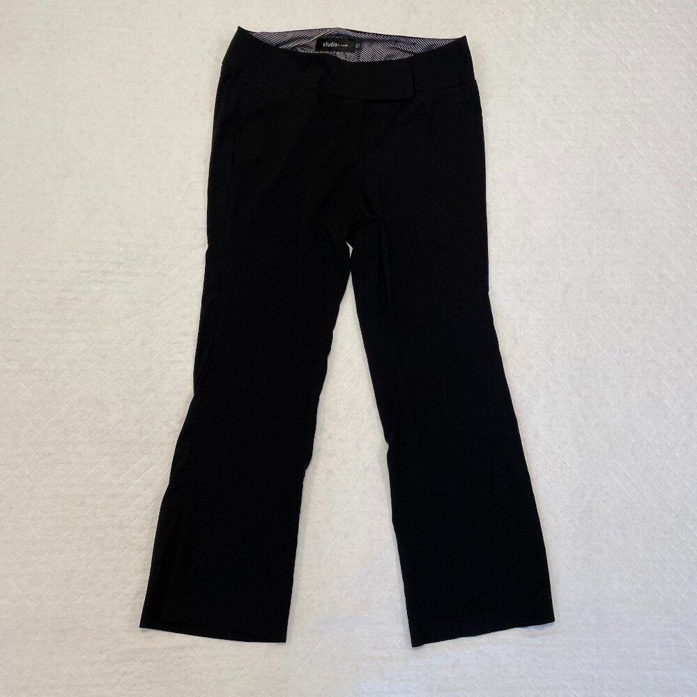 Women's Torrid Studio Lightweight Trouser Bootcut Black Pants 12S